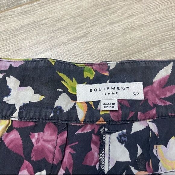 Equipment x Revolve Florence Floral Silk Trouser Pants Sz small - Picture 6 of 10
